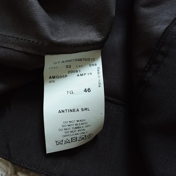 Armani Collezioni deep taupe suede ruffle jacket - Picture 5 of 8